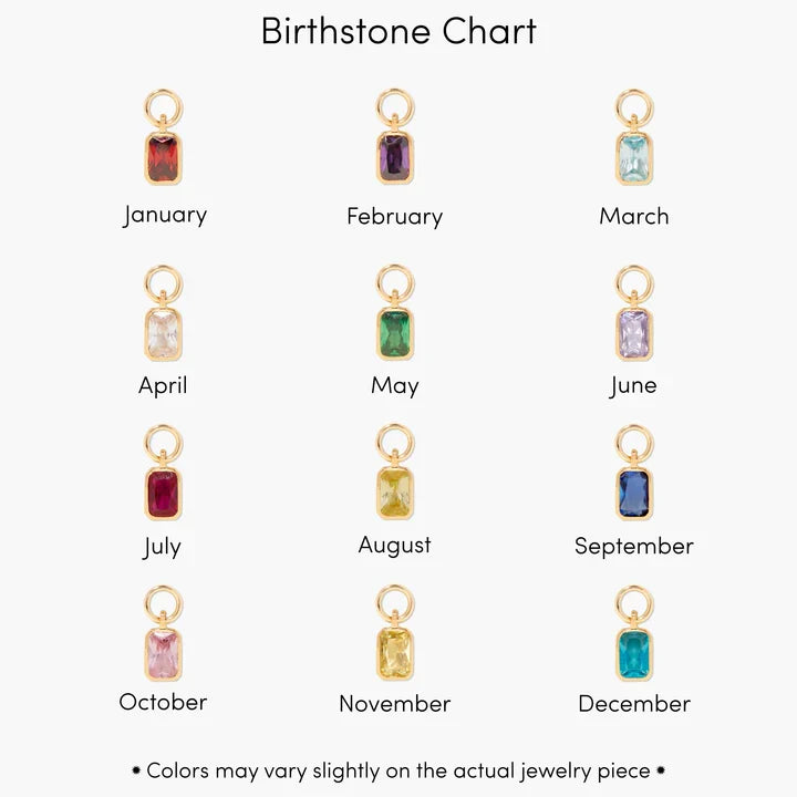 Savaé Design Birthstone Cross Pendant Necklace