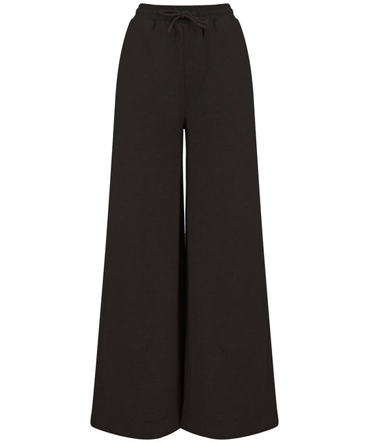 Regenerated Cotton Wide-Leg Joggers for Women