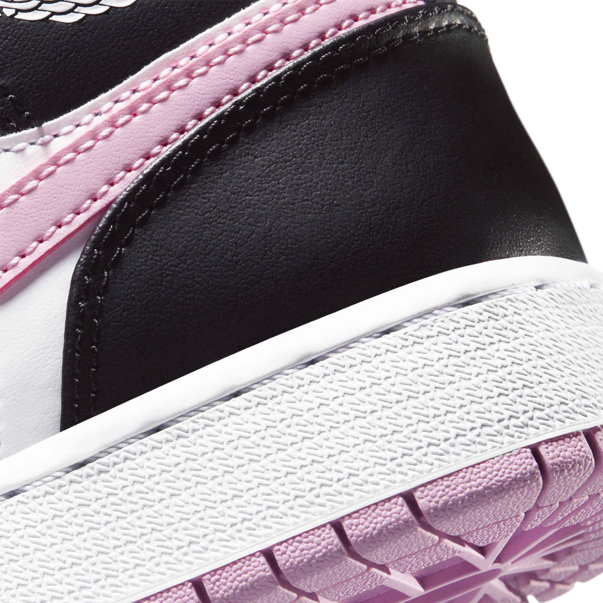 Air Jordan 1 Mid GS 'White Light Arctic Pink' - Bascora