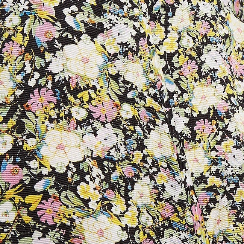 Arwen Petal Parade Print V Back Midi Dress - Bascora
