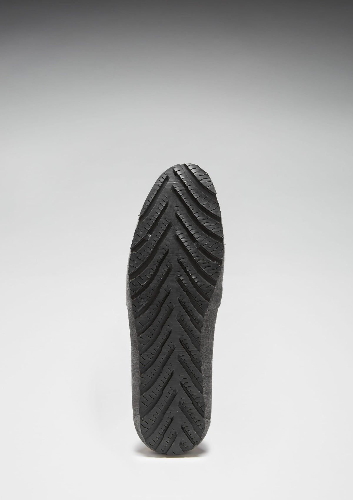 Hugs & Co. Charcoal Grey Suede Espadrilles with Upcycled Tyre Sole for Men