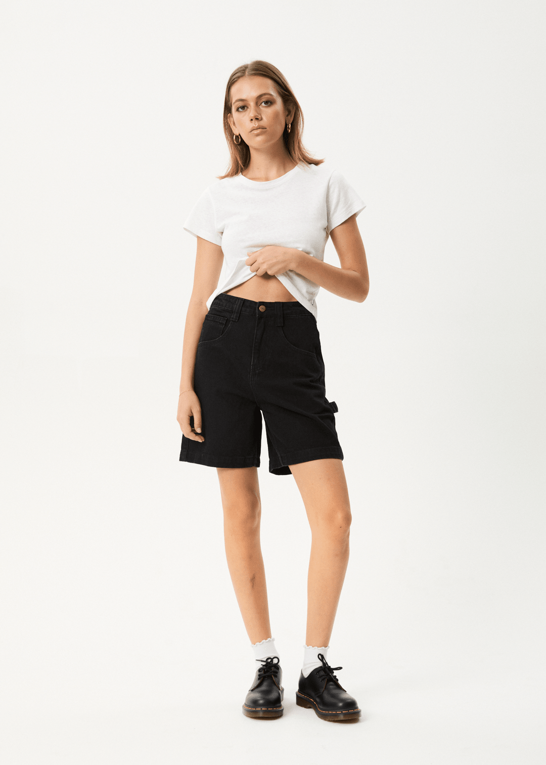 Afends Emilie Denim Workwear Short