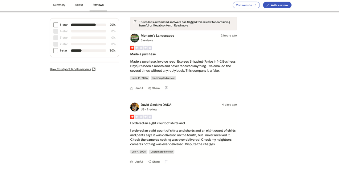 Protecting Our Customers: Fake Reviews and a Copycat Website - Bascora
