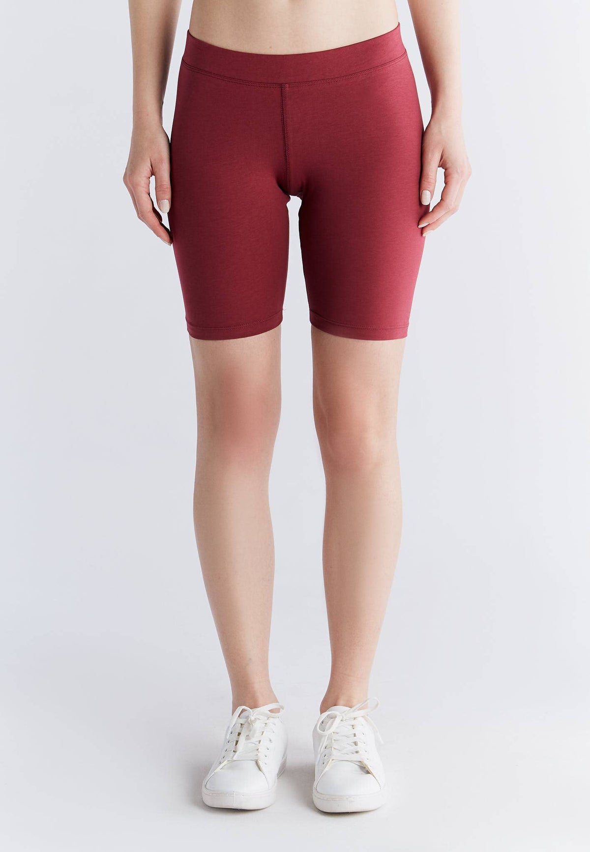 Organic High-Waisted Stretch Shorts for Women