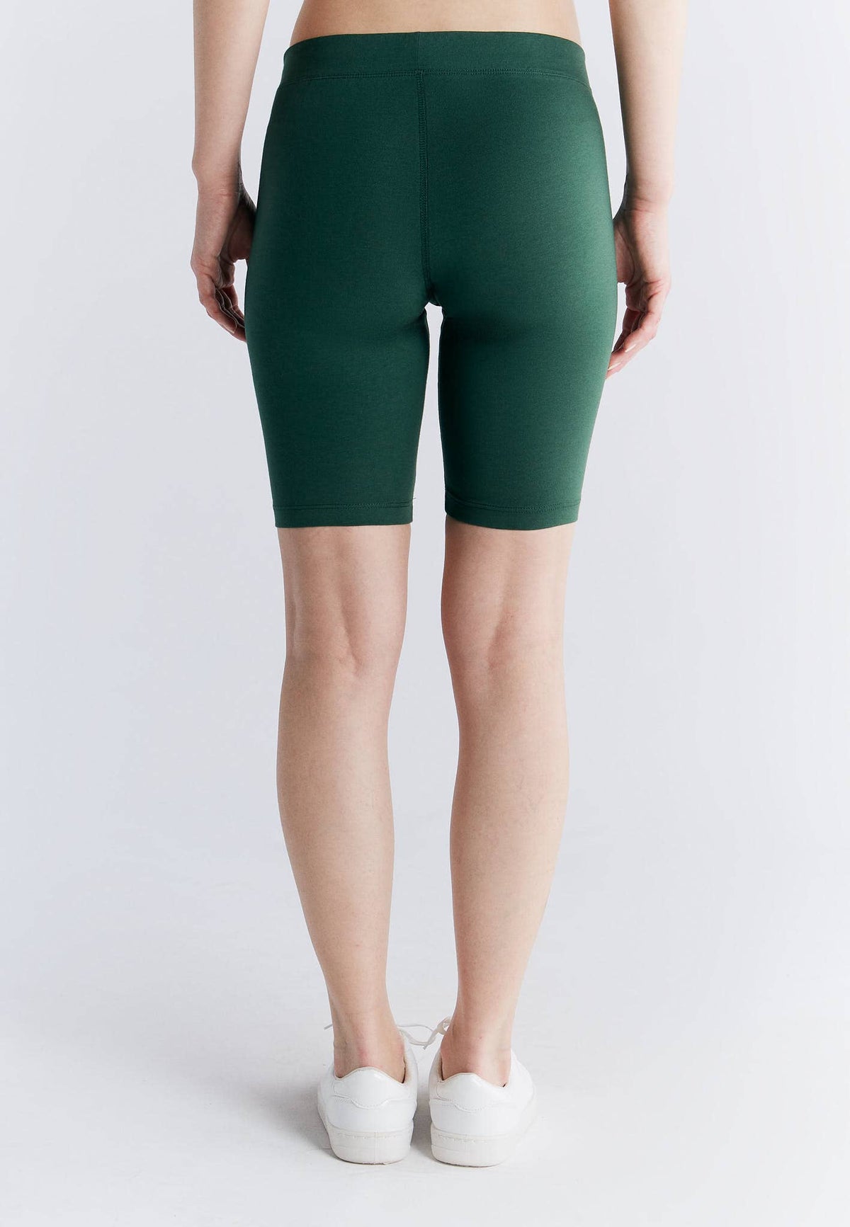 Organic High-Waisted Stretch Shorts for Women