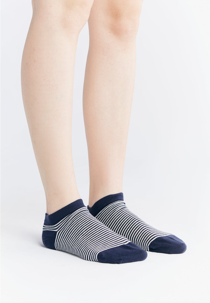 Earth Wardrobe Organic Cotton Trainer Socks: 6-Pack