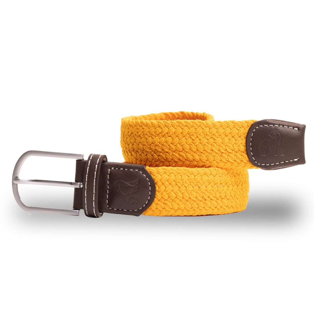 Swole Panda Recycled Woven Belt in Yellow
