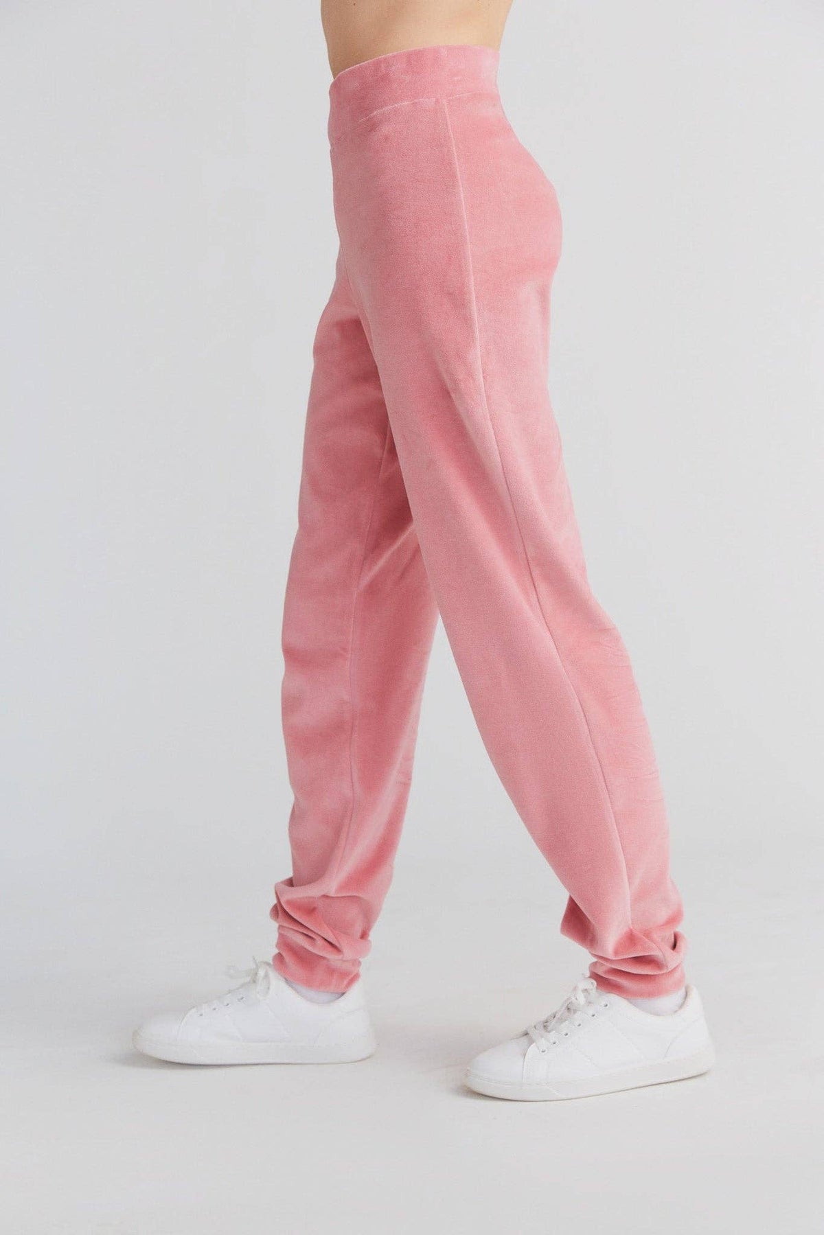 Earth Wardrobe Organic Cotton Soft Fleece Cuffed Sweatpants: Womens