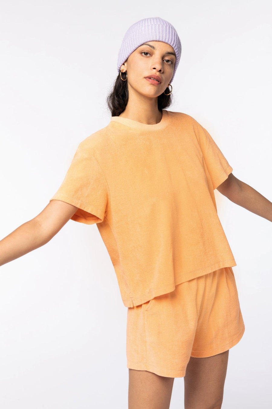 Organic Towel-Feel T-shirt: Womens