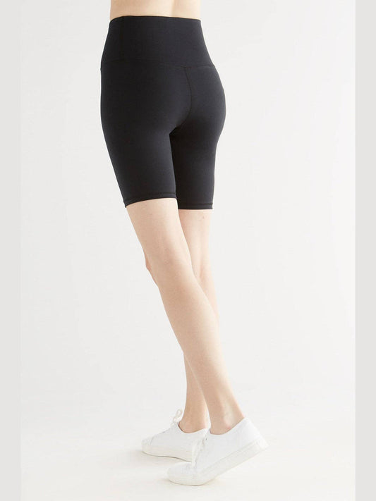 Earth Wardrobe Organic Cotton High-Waisted Stretch Shorts: Womens