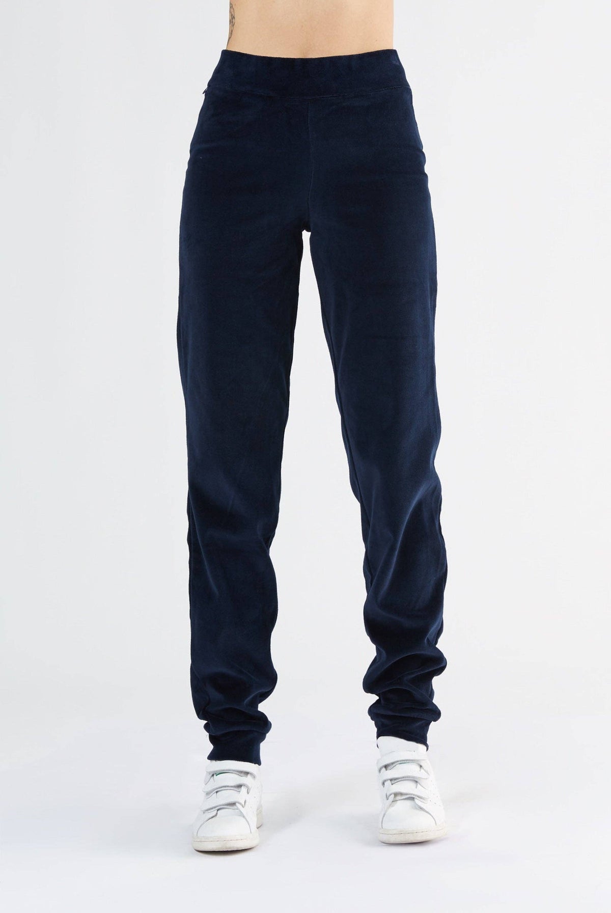 Earth Wardrobe Organic Cotton Soft Fleece Cuffed Sweatpants: Womens