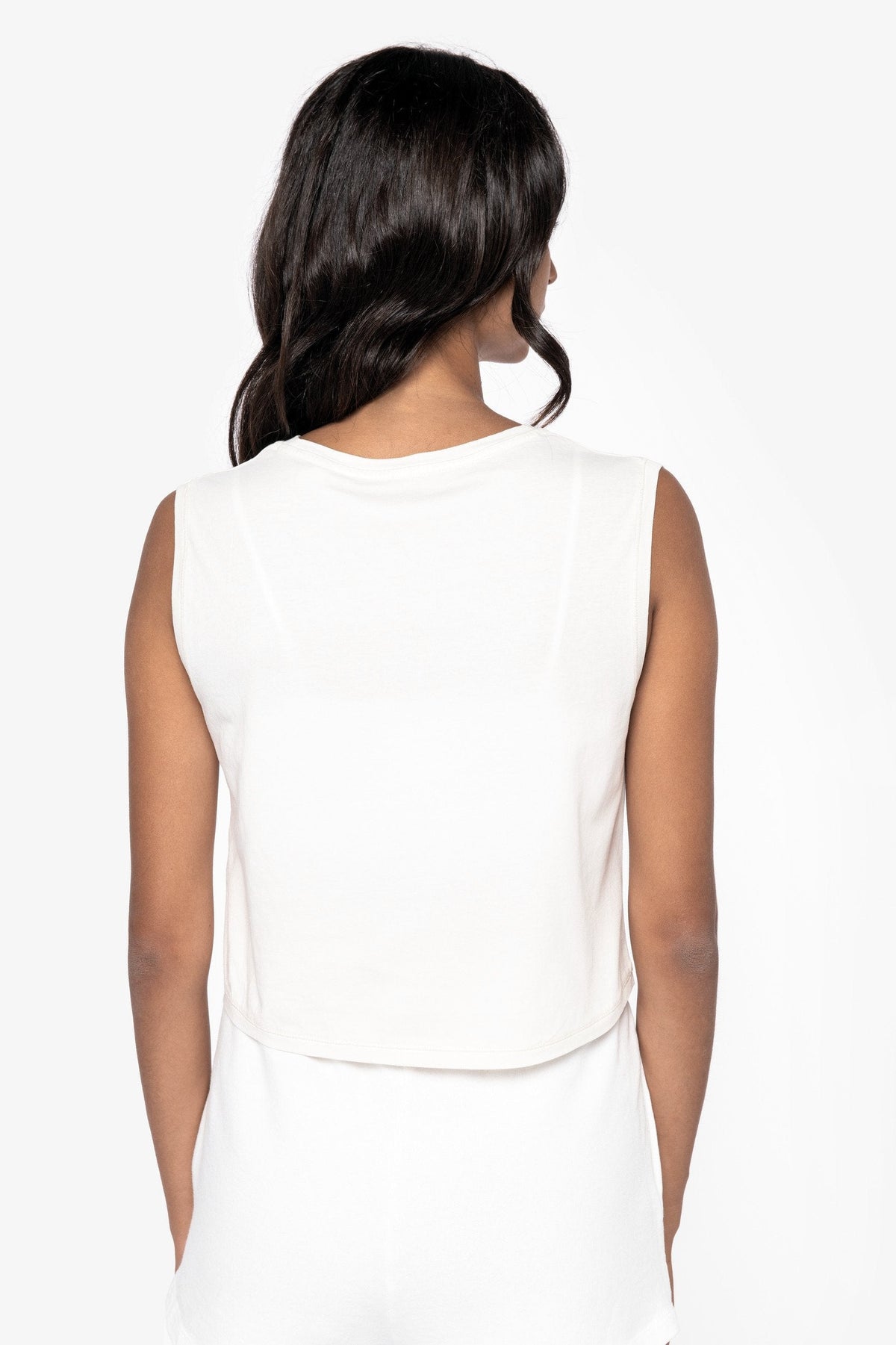 Earth Wardrobe Organic Cotton Faded Cropped Tank Top: Womens