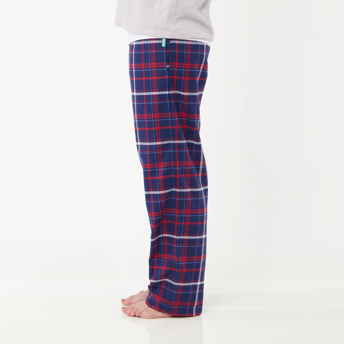 Loungers Women's Organic Brushed Cotton Red Panda Trousers