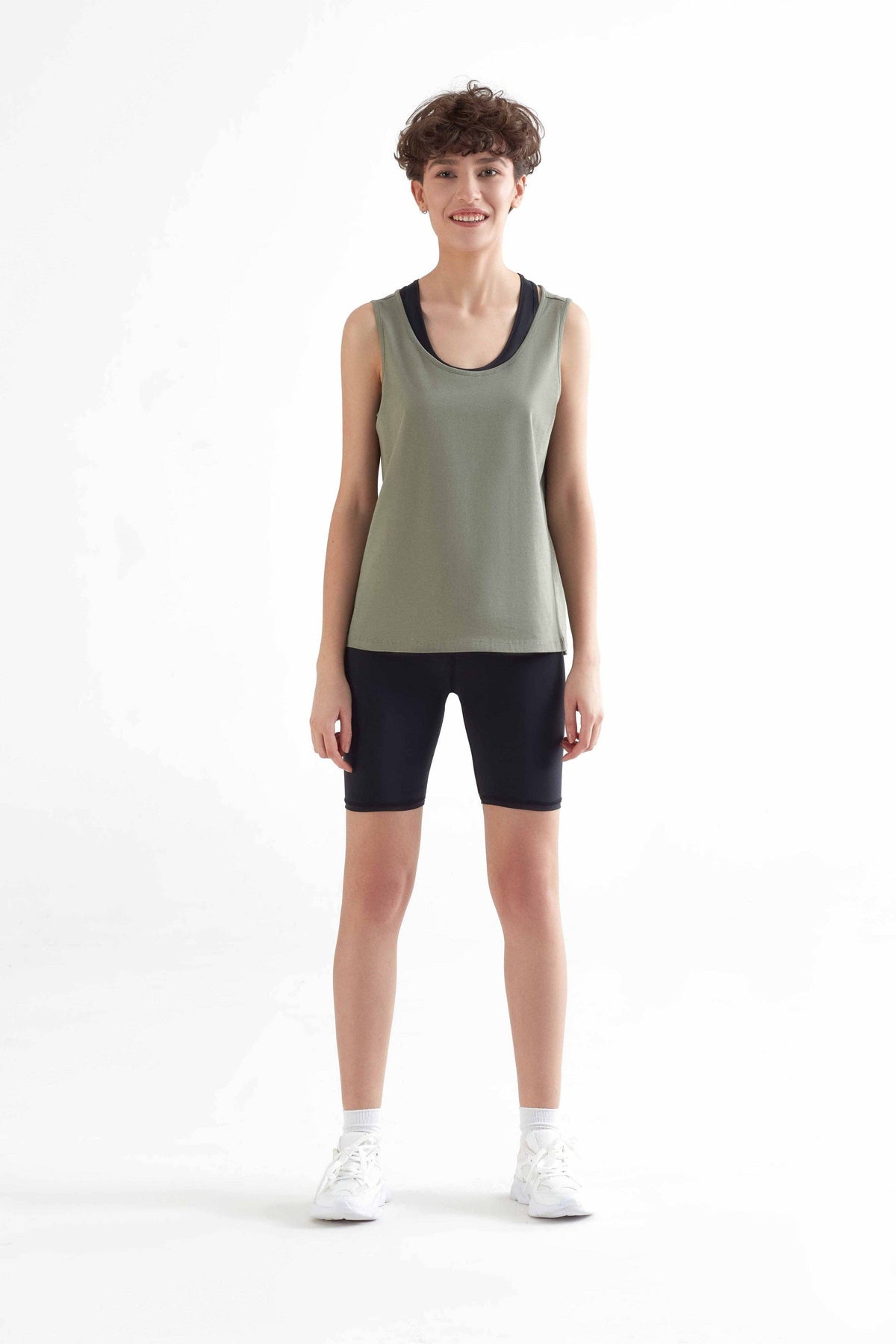 Recycled Polyester Cycling Shorts for Women