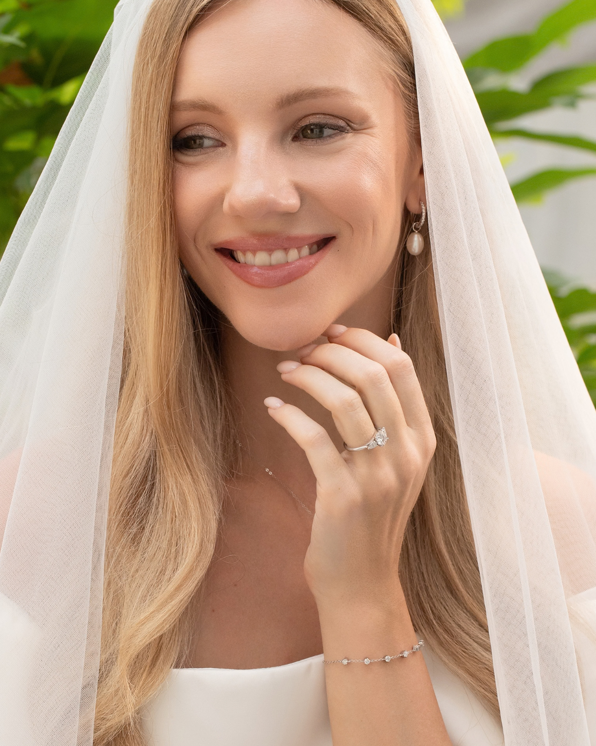 Vianne Jewellery 2ct Round Solitaire Moissanite Engagement Ring in Sterling Silver