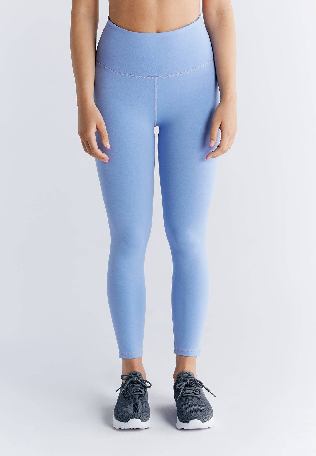 Earth Wardrobe Organic Cotton High-Rise 7/8 Stretch Leggings: Womens