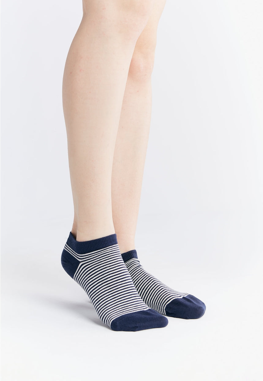 Earth Wardrobe Organic Cotton Trainer Socks: 6-Pack
