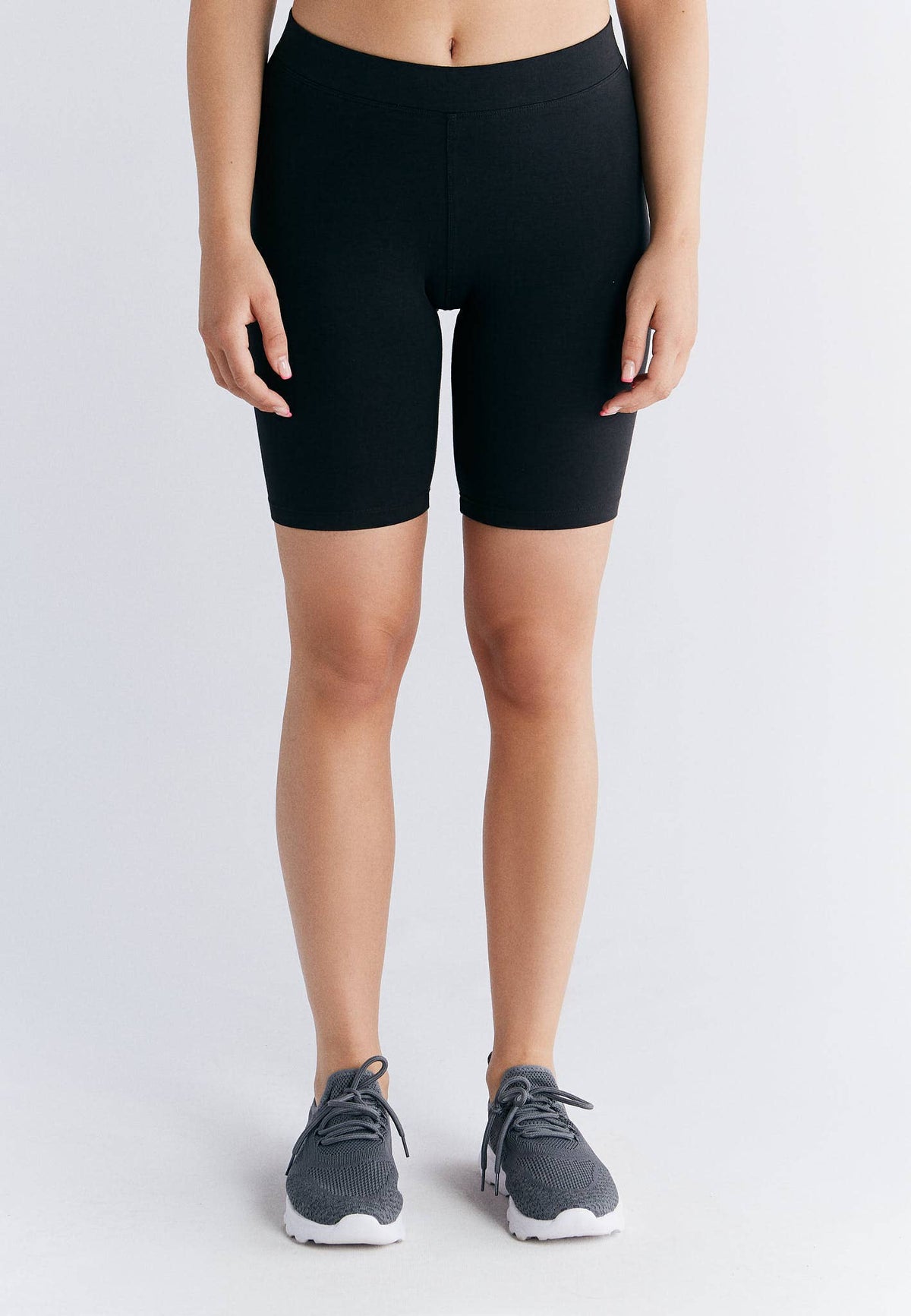 Organic High-Waisted Stretch Shorts for Women