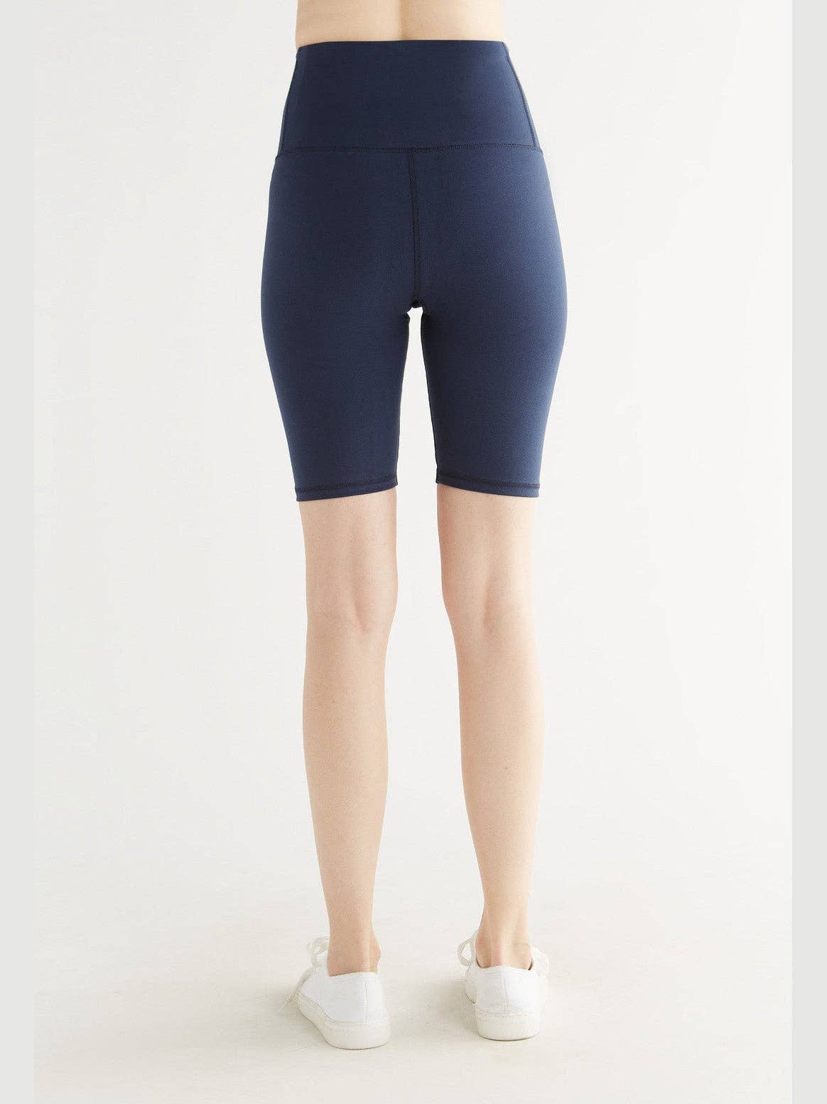 Earth Wardrobe Organic Cotton High-Waisted Stretch Shorts: Womens