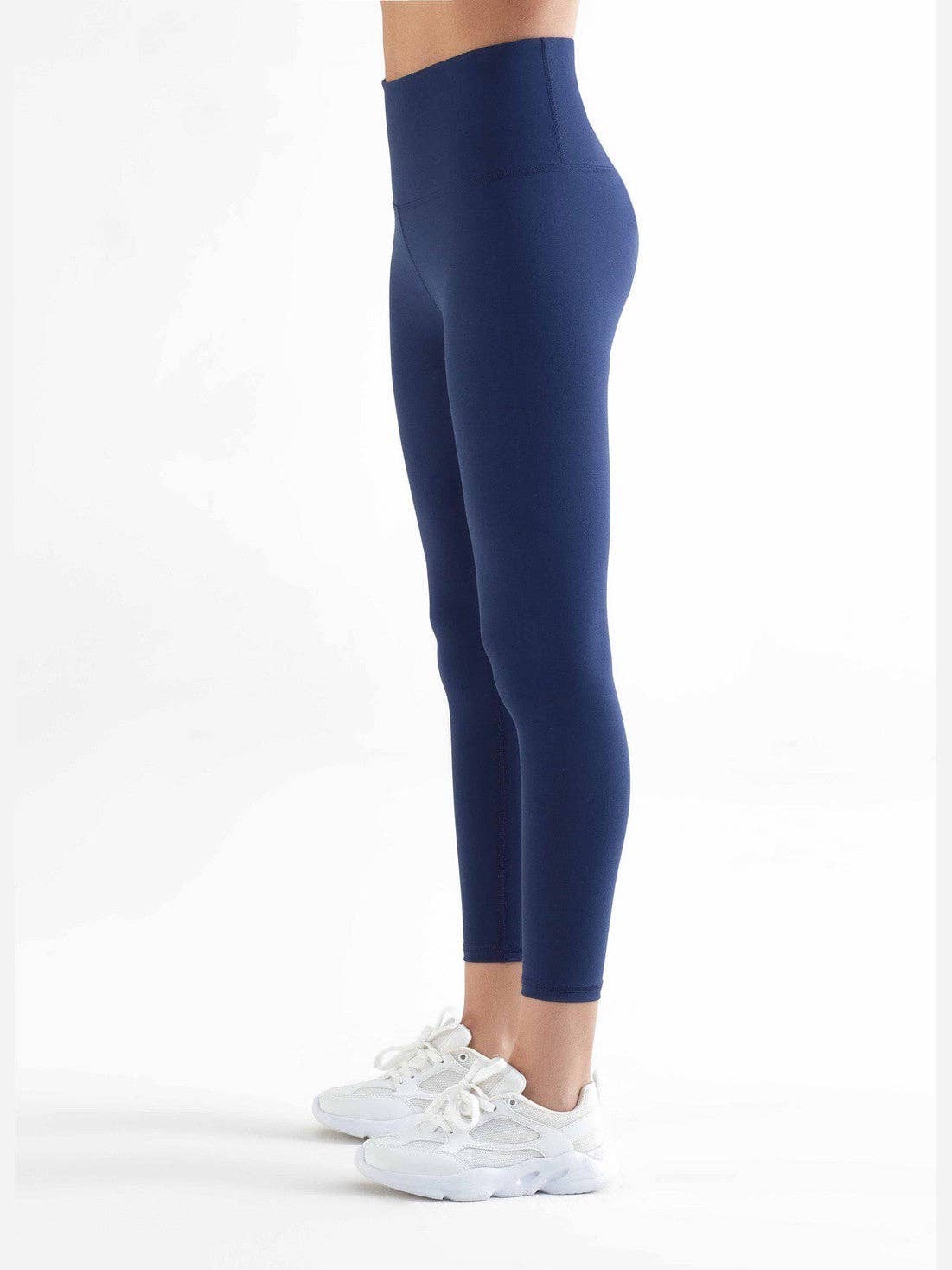 Earth Wardrobe Organic Cotton High-Rise 7/8 Stretch Leggings: Womens