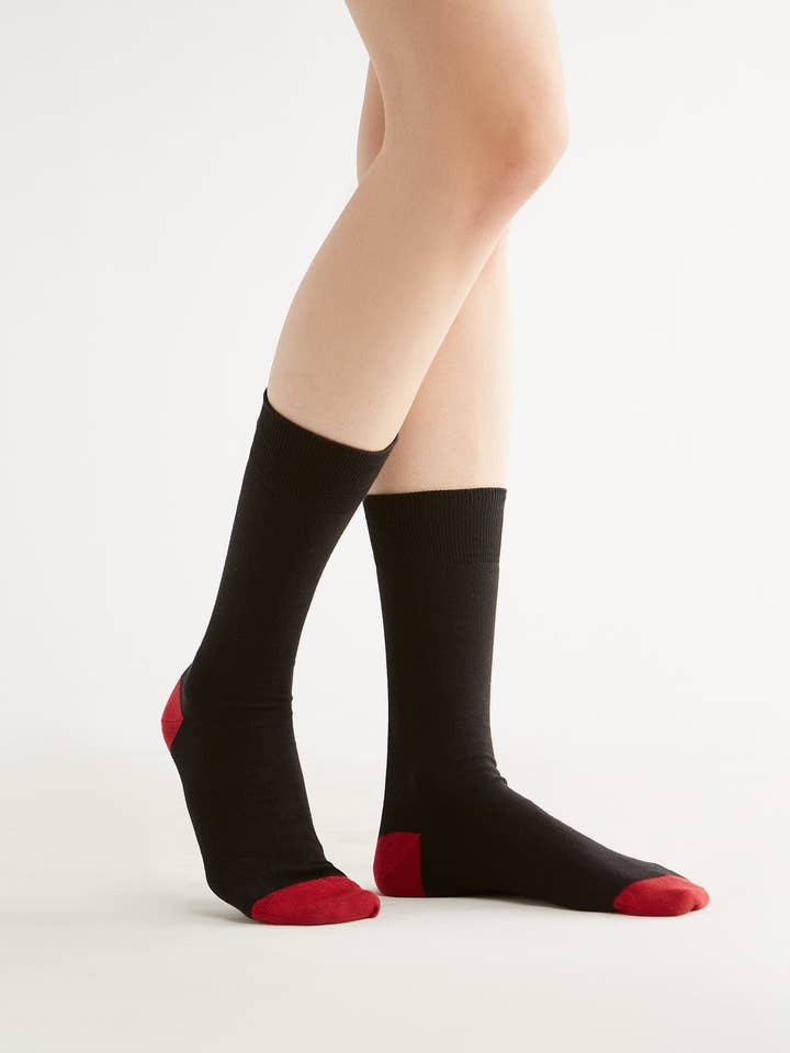 Earth Wardrobe Organic Cotton Everyday Socks 6-Pack
