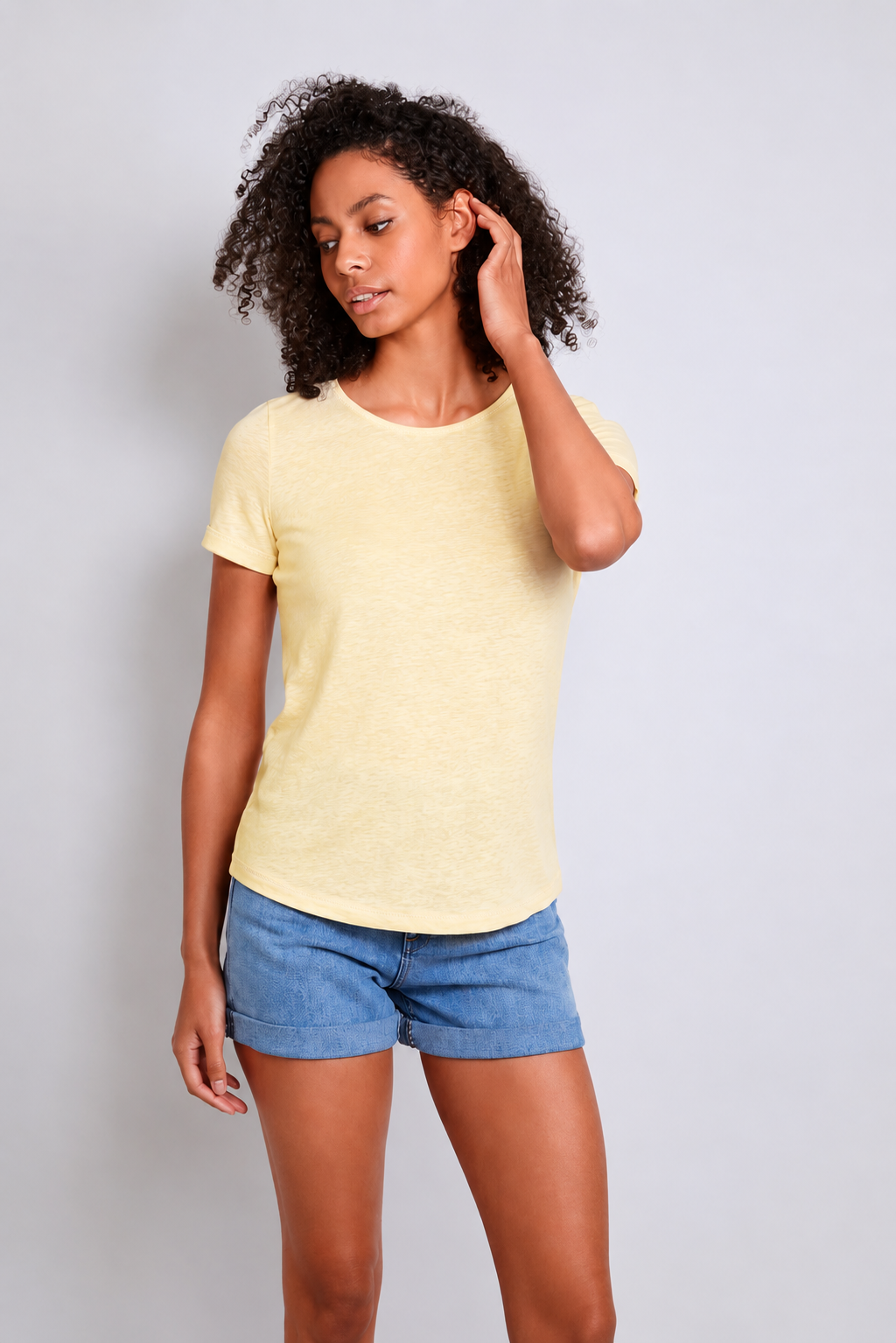 Women's 100% Linen T-Shirt by Lavender Hill Clothing