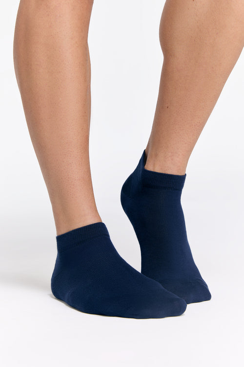 Earth Wardrobe Organic Cotton Trainer Socks: 6-Pack
