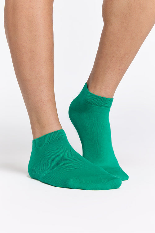 Earth Wardrobe Organic Cotton Trainer Socks: 6-Pack