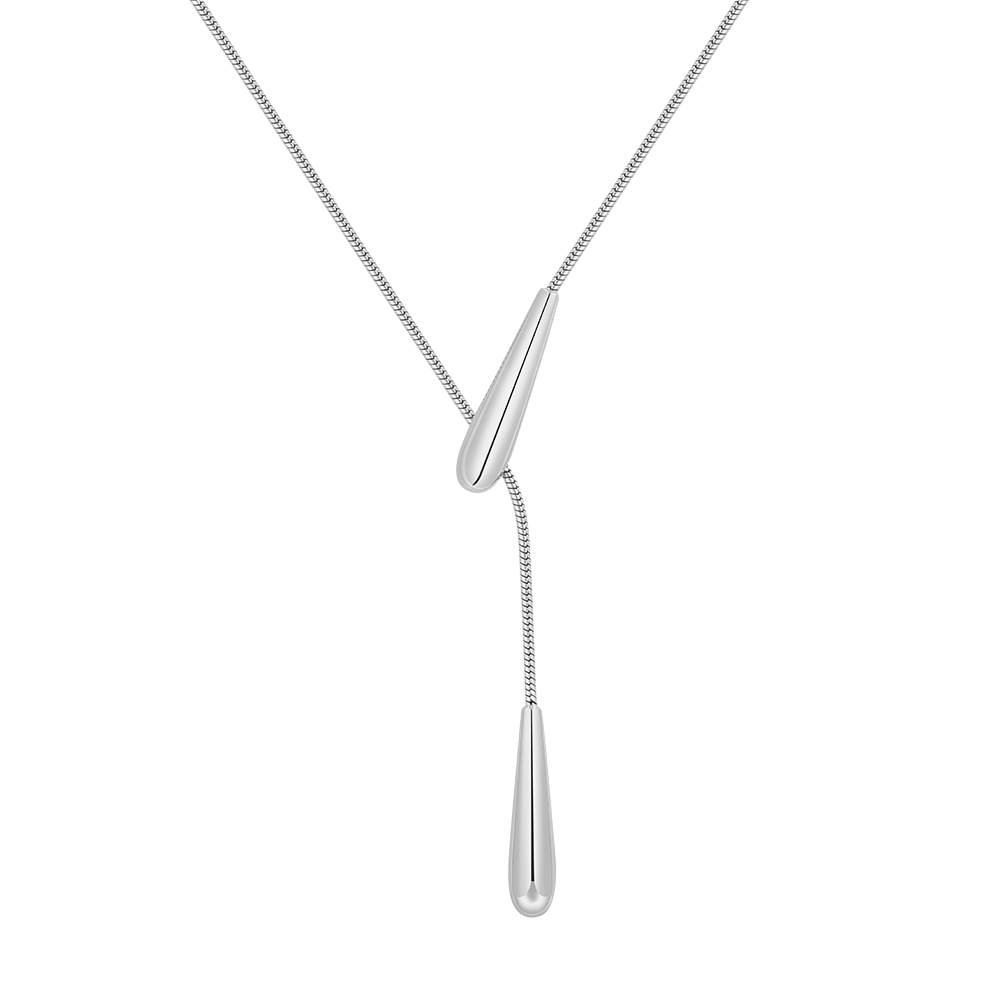 Savaé Design 18K Gold Raindrop Pendant Necklace