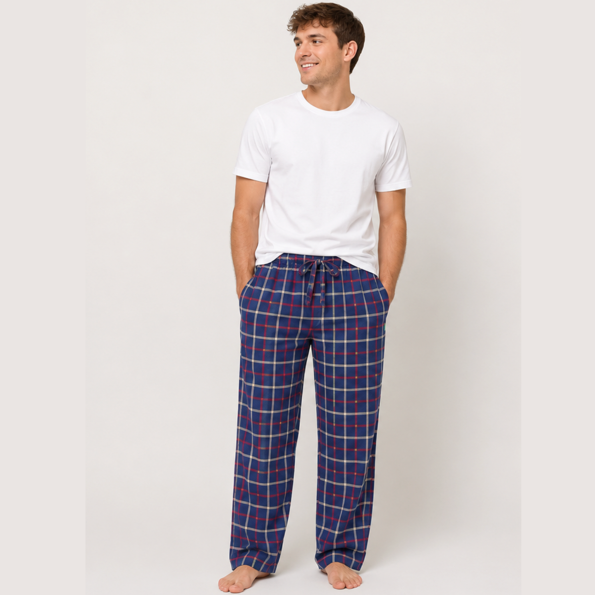 Loungers Organic Brushed Cotton Asian Rhino Trousers