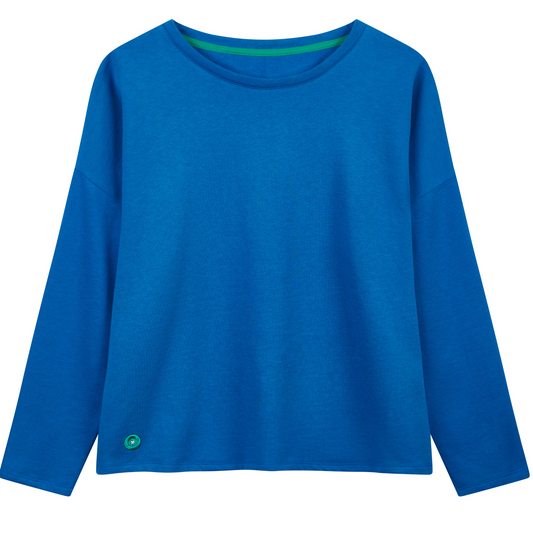 Loungers Unisex Organic Cotton Modal Boxy Sweatshirt