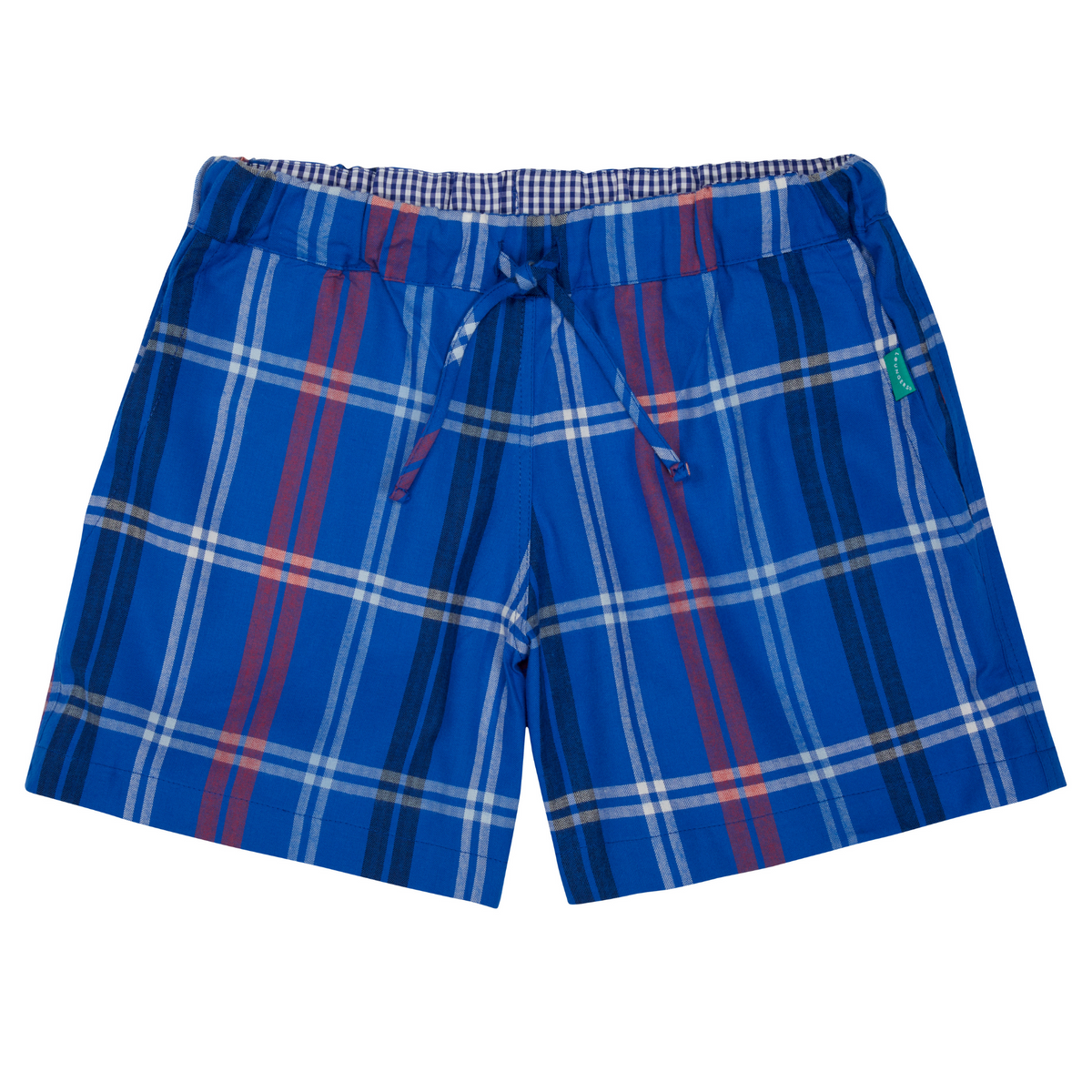 Loungers Organic Brushed Cotton Blue Whale Lounge Shorts