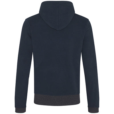Contrast Zipped Recycled Cotton Hoodie