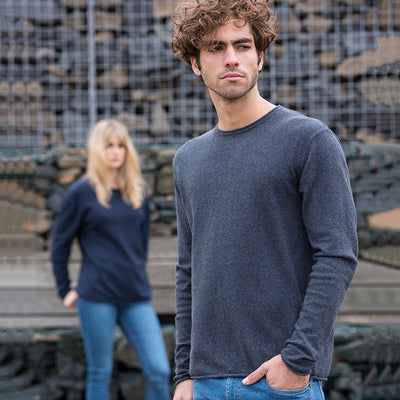 Earth Wardrobe Lightweight Knit Recycled Sweatshirt: Unisex