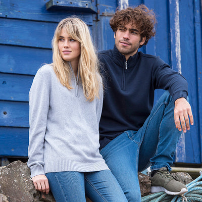 Quarter-Zip Recycled Sweatshirt