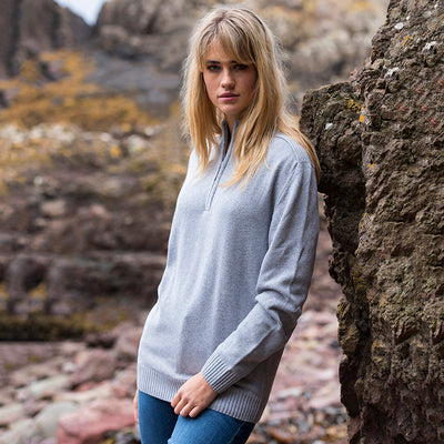 Quarter-Zip Recycled Sweatshirt