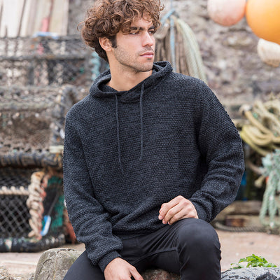 Knitted Regenerated Cotton Hoodie