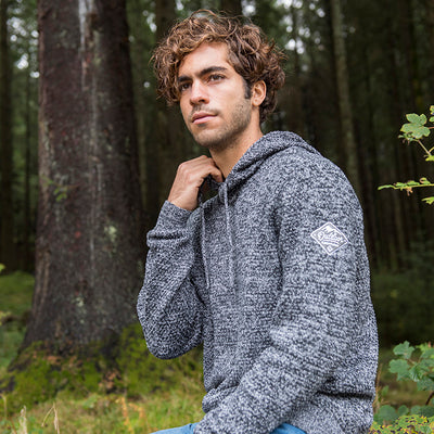 Knitted Regenerated Cotton Hoodie
