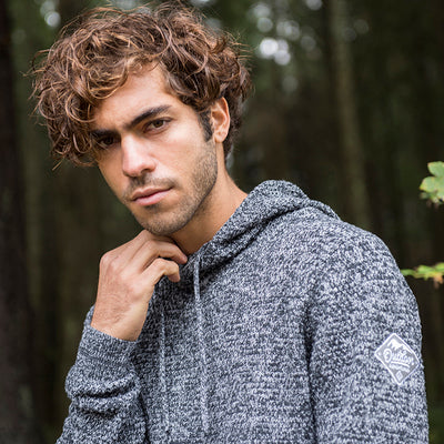 Knitted Regenerated Cotton Hoodie