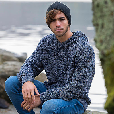 Knitted Regenerated Cotton Hoodie