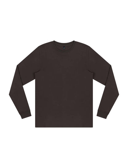 Camiseta orgánica descolorida de manga larga: Hombre