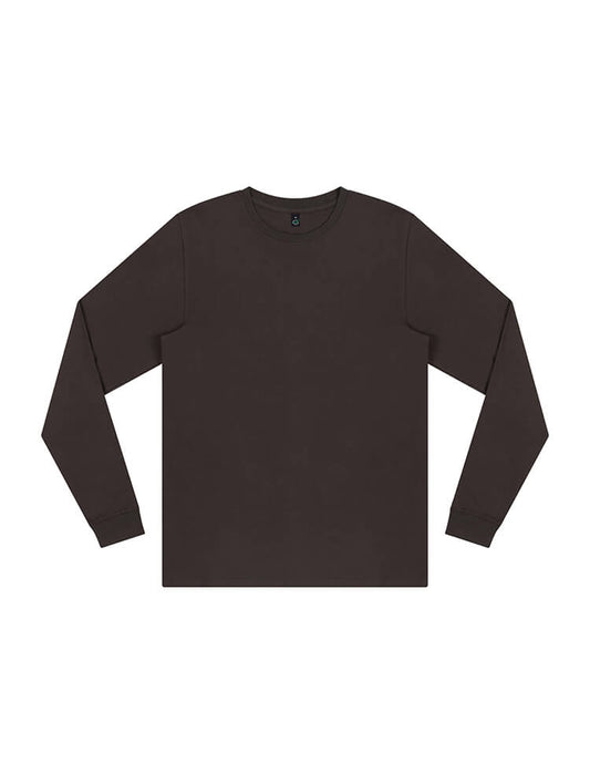 Camiseta orgánica descolorida de manga larga: Hombre