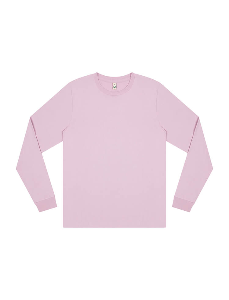 Camiseta orgánica descolorida de manga larga: Hombre