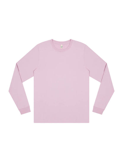 Camiseta orgánica descolorida de manga larga: Hombre