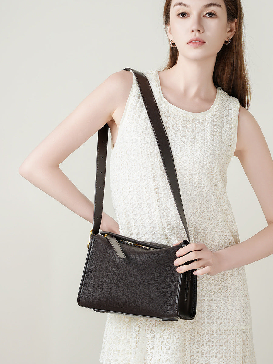 The Saffron Dream Genuine Leather Crossbody Shoulder Bag