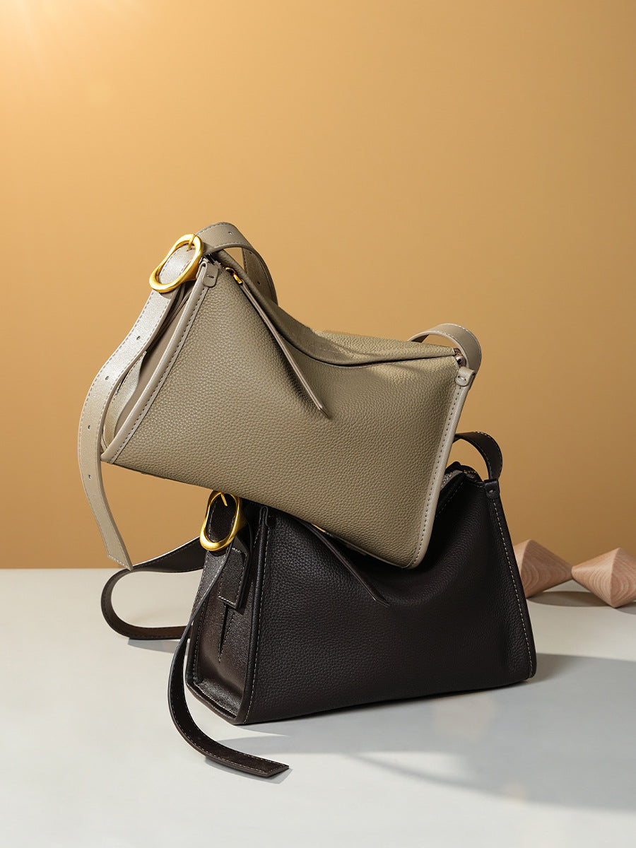 The Saffron Dream Genuine Leather Crossbody Shoulder Bag