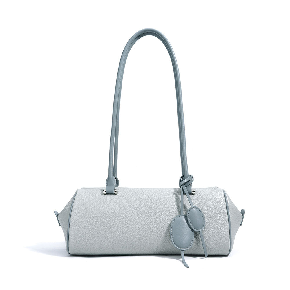 The Frost Petal Foldable Genuine Leather Shoulder Bag