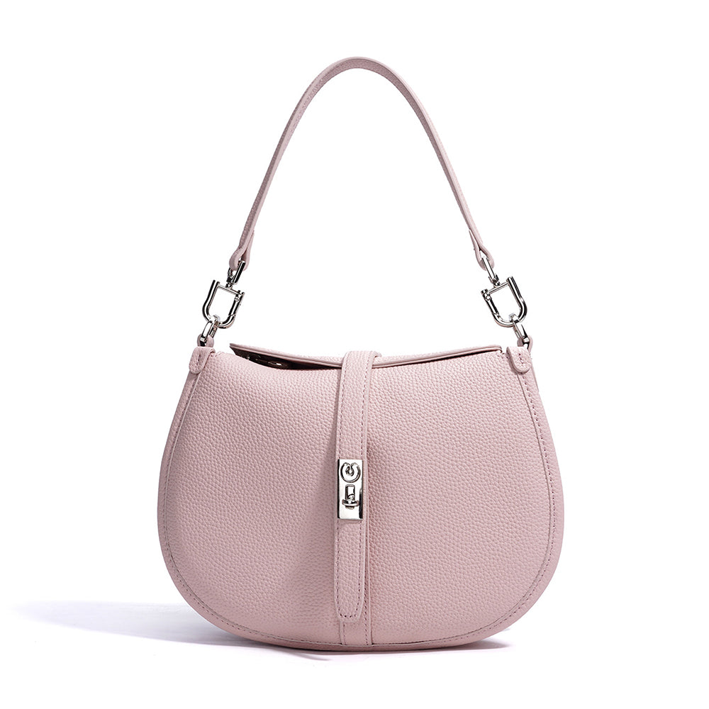 The Horizon Lullaby Half-Moon Bag in Genuine Leather