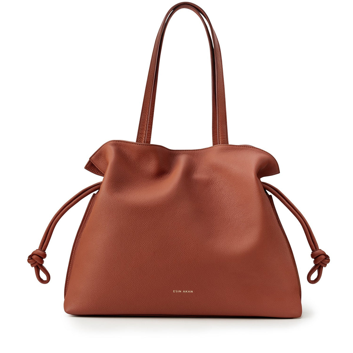 Esin Akan Large Emma Laptop Tote in Terracotta