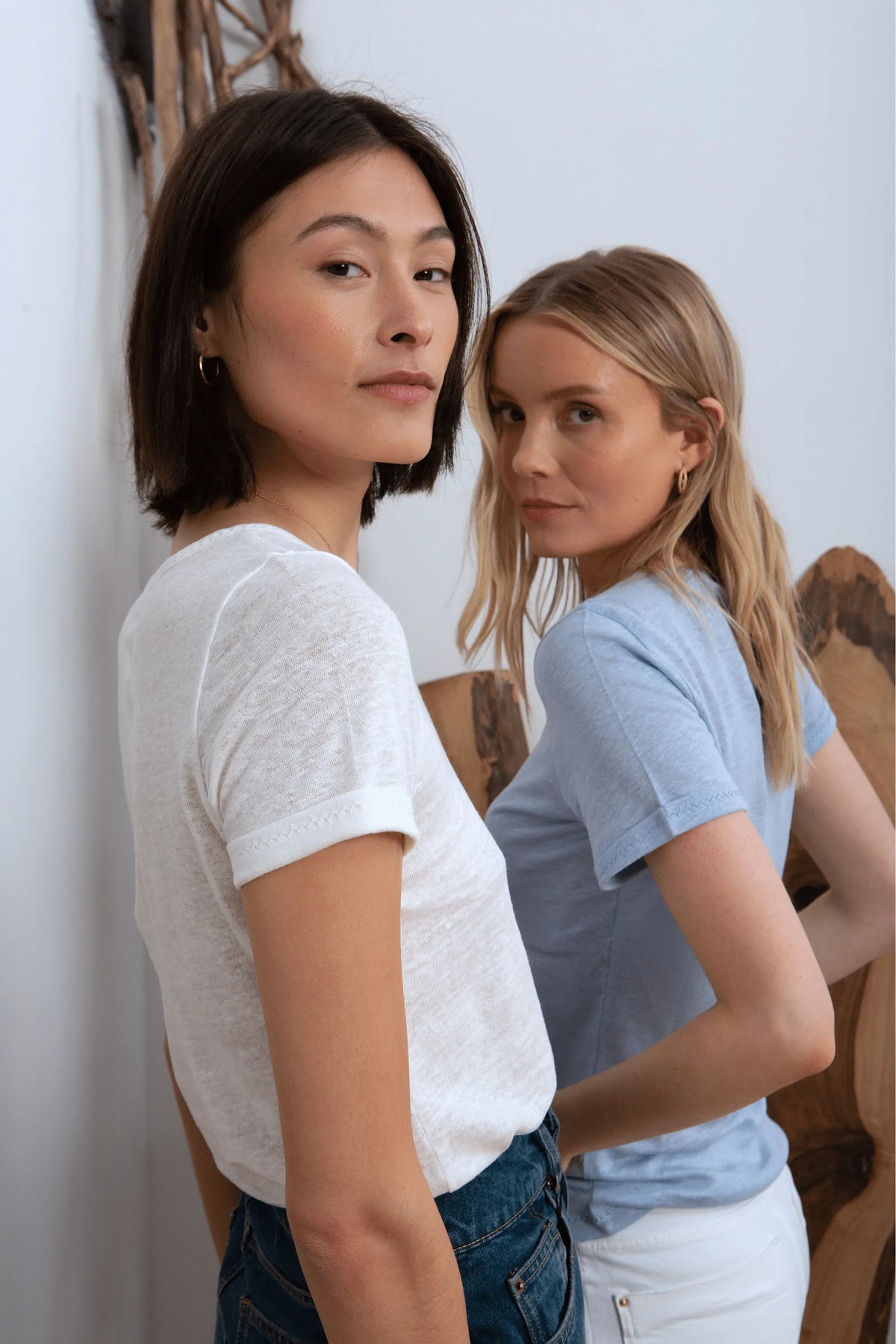 Women's 100% Linen T-Shirt by Lavender Hill Clothing